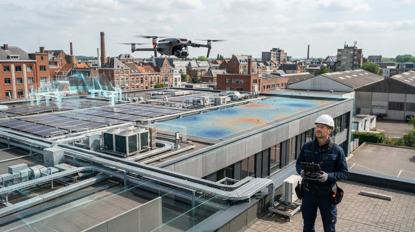 Drone inspectie prijs België: welke factoren bepalen uw offerte?