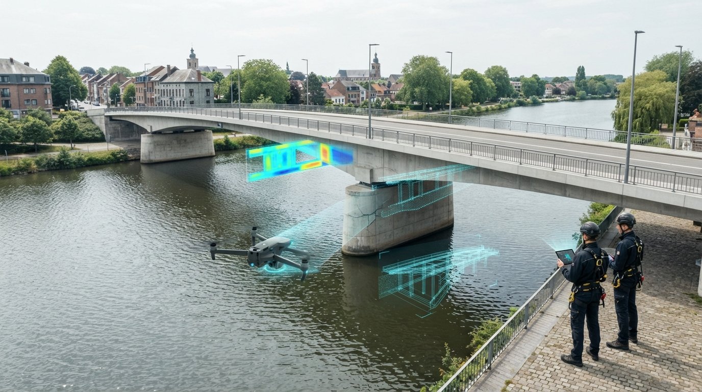 Drone inspectie van bruggen: een complete gids voor veilige infrastructuur