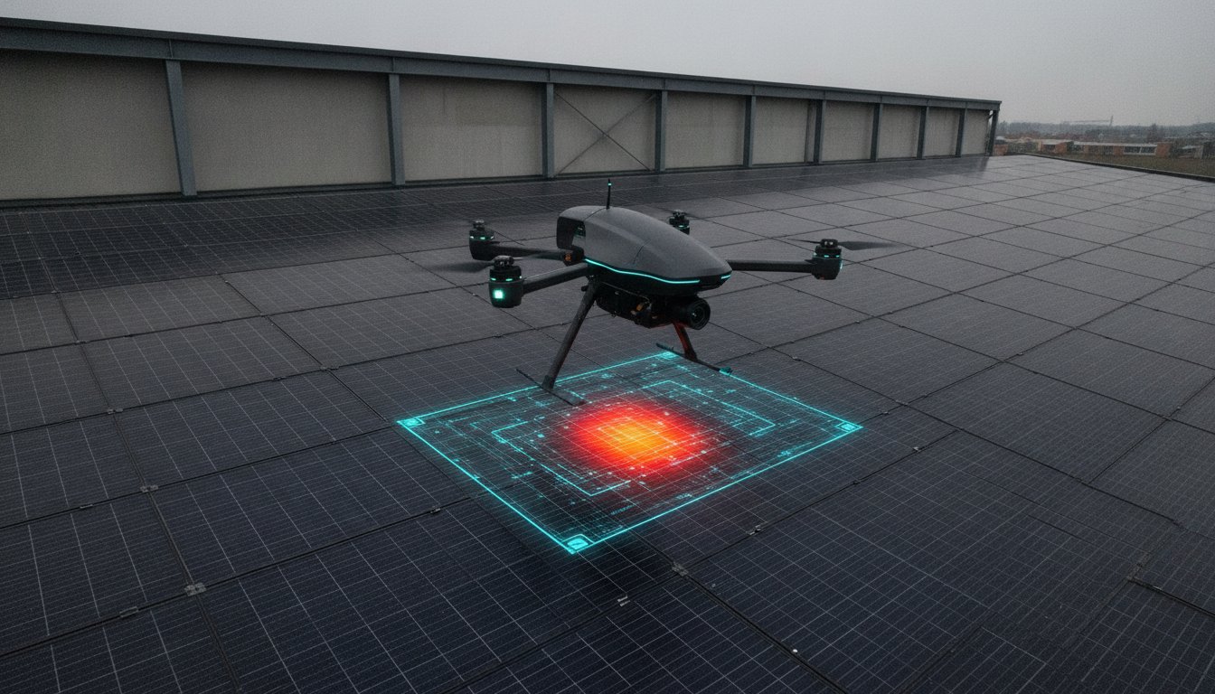 Drone inspectie van zonnepanelen: alles wat je moet weten over rendement en veiligheid
