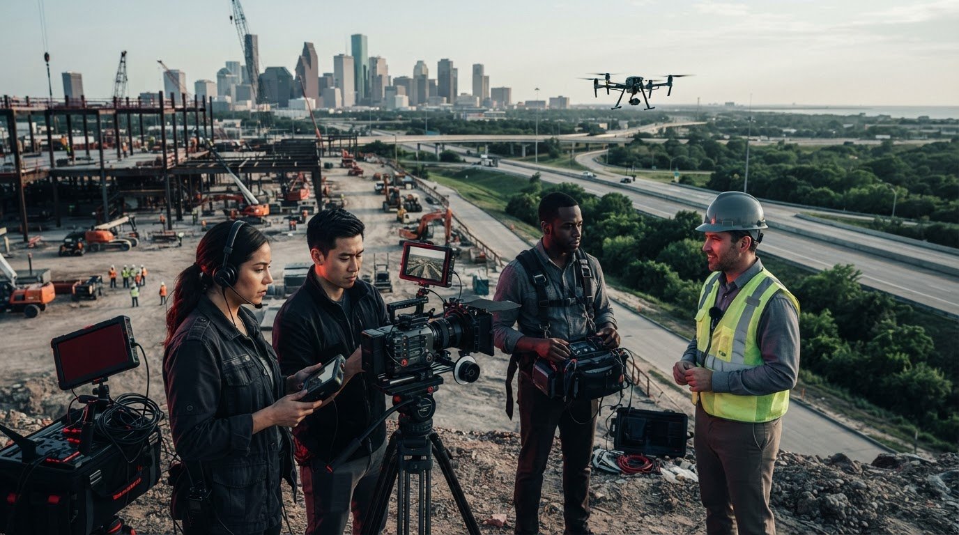 Drone Media Production in Houston: Turn Aerial Footage Into Business Content