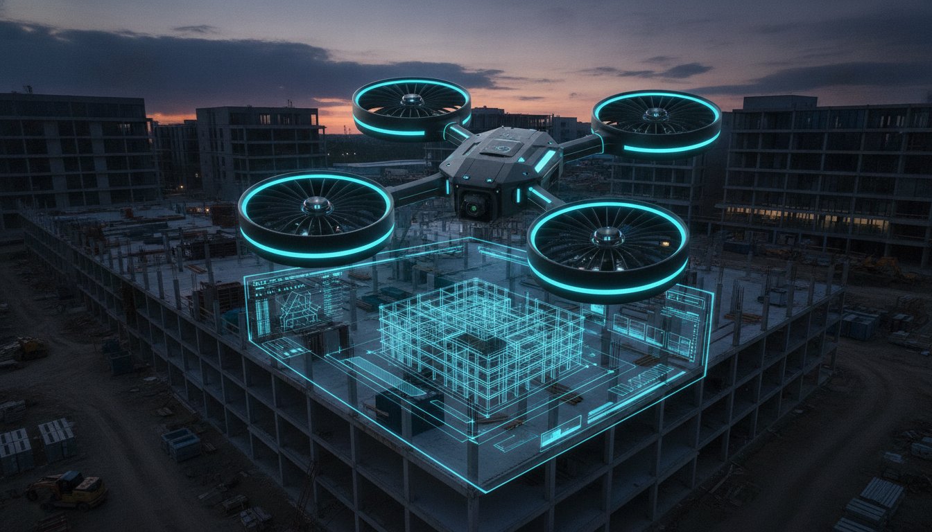 Drone monitoring op de bouwplaats: de belangrijkste trends en voordelen in 2026