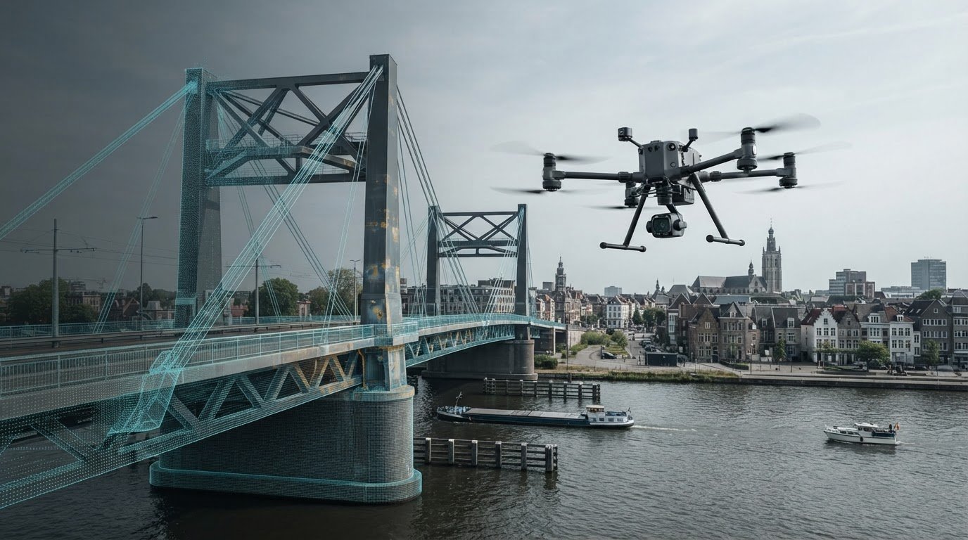Drone monitoring van infrastructuur: van luchtbeelden naar bruikbare inzichten