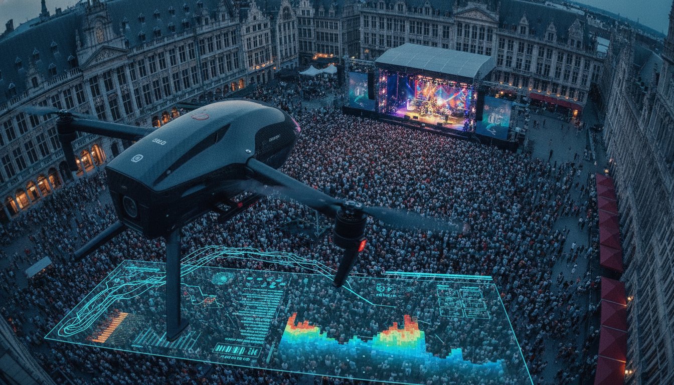 Drone surveillance voor evenementen: de ultieme checklist voor een veilig publiek
