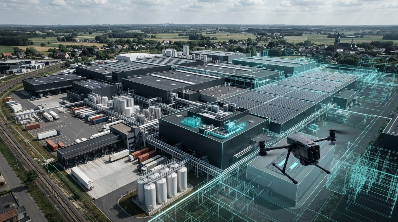 Dronefotografie in de industrie: van luchtbeeld naar bruikbare inzichten