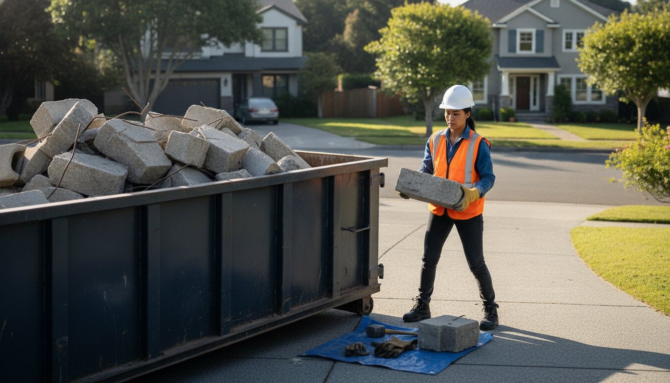 Dumpster Rental for Retaining Wall Demolition: 2026 Guide