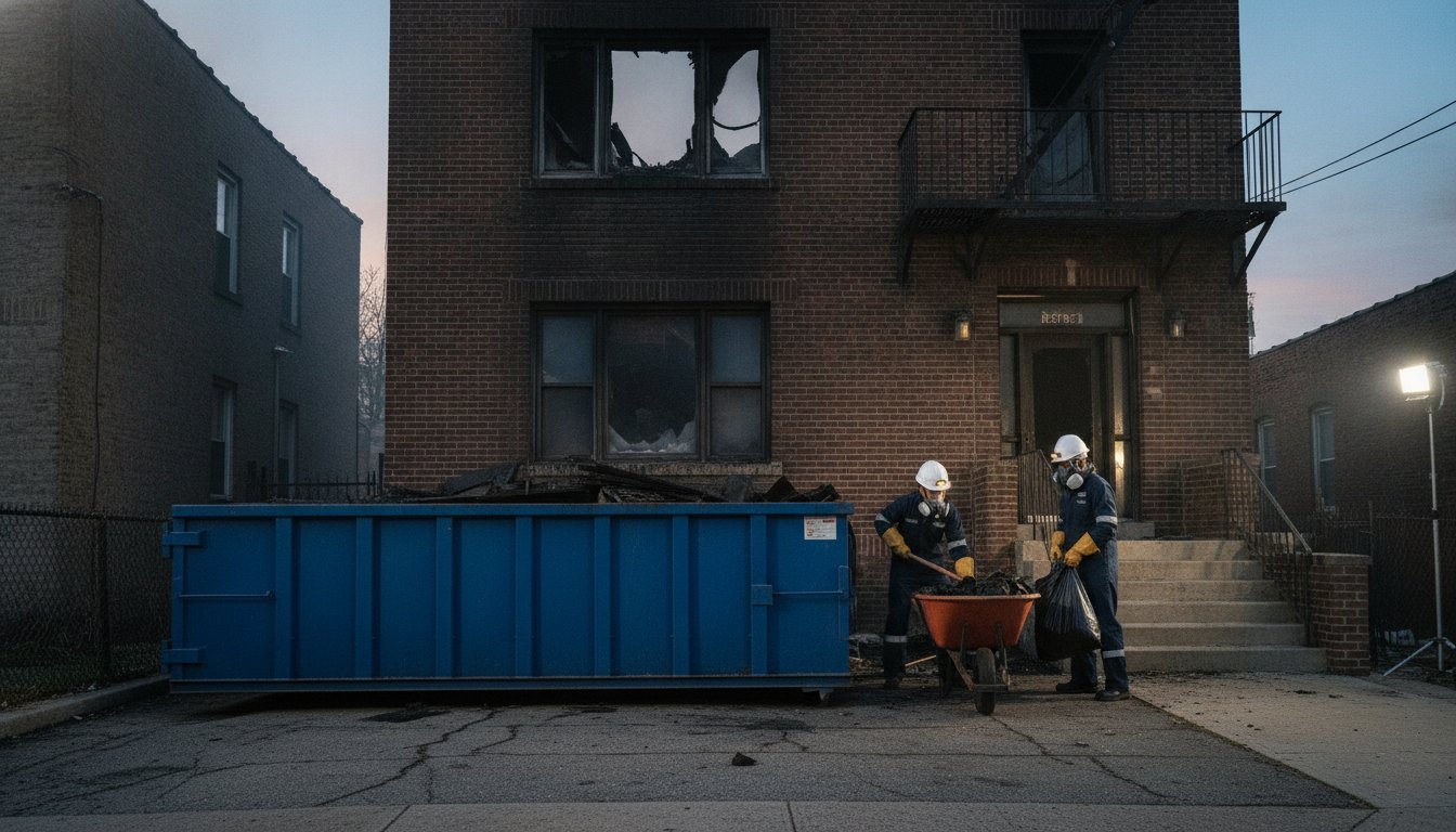 Dumpster Rental Guide for Fire Damage Cleanup