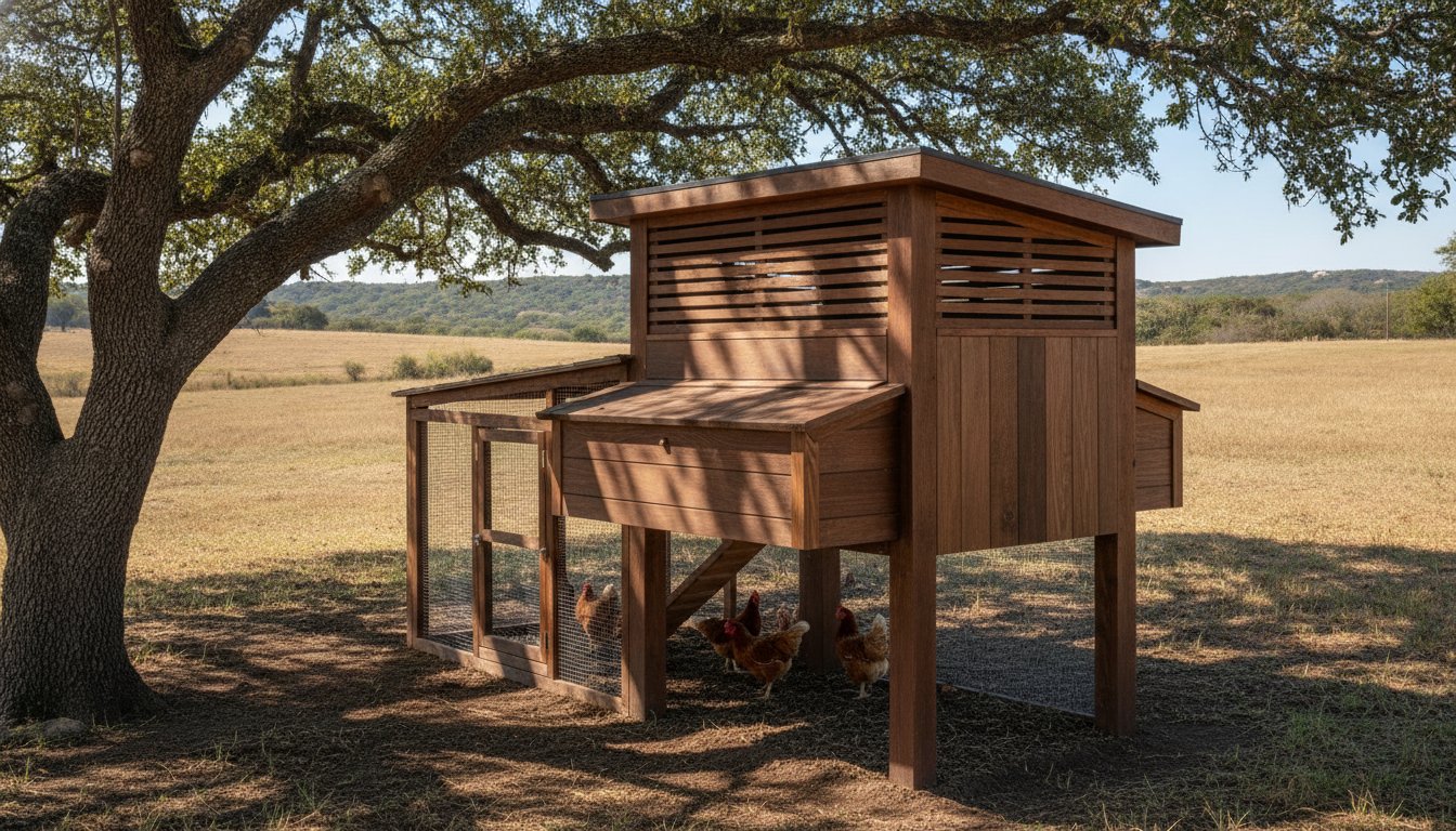 Durable Chicken Coops: Central Texas Hot Climate Guide