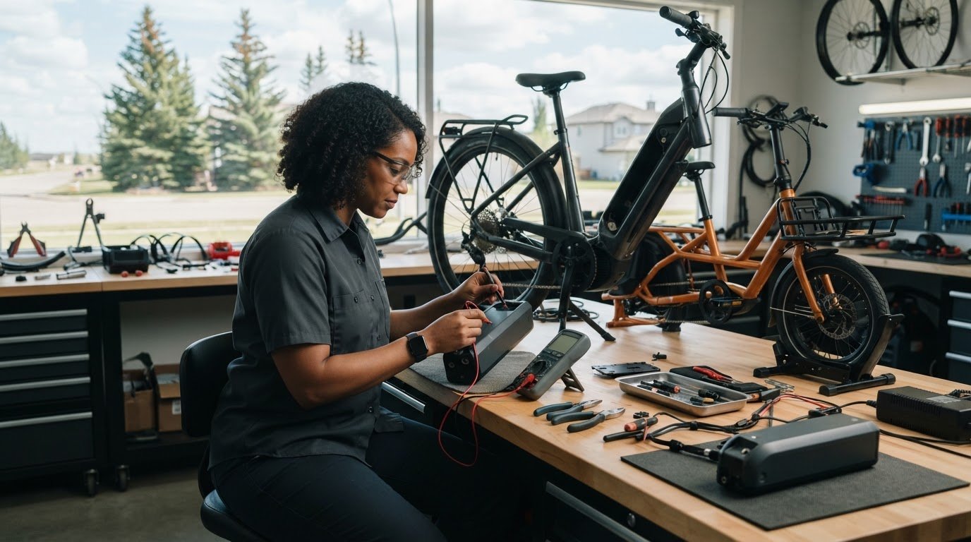 E-Bike Battery Replacement in Edmonton: Fit, Diagnosis, and Next Steps