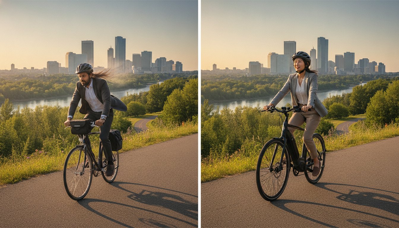 E-Bike vs. Regular Bike for Commuting: Which is Right for Alberta Riders?
