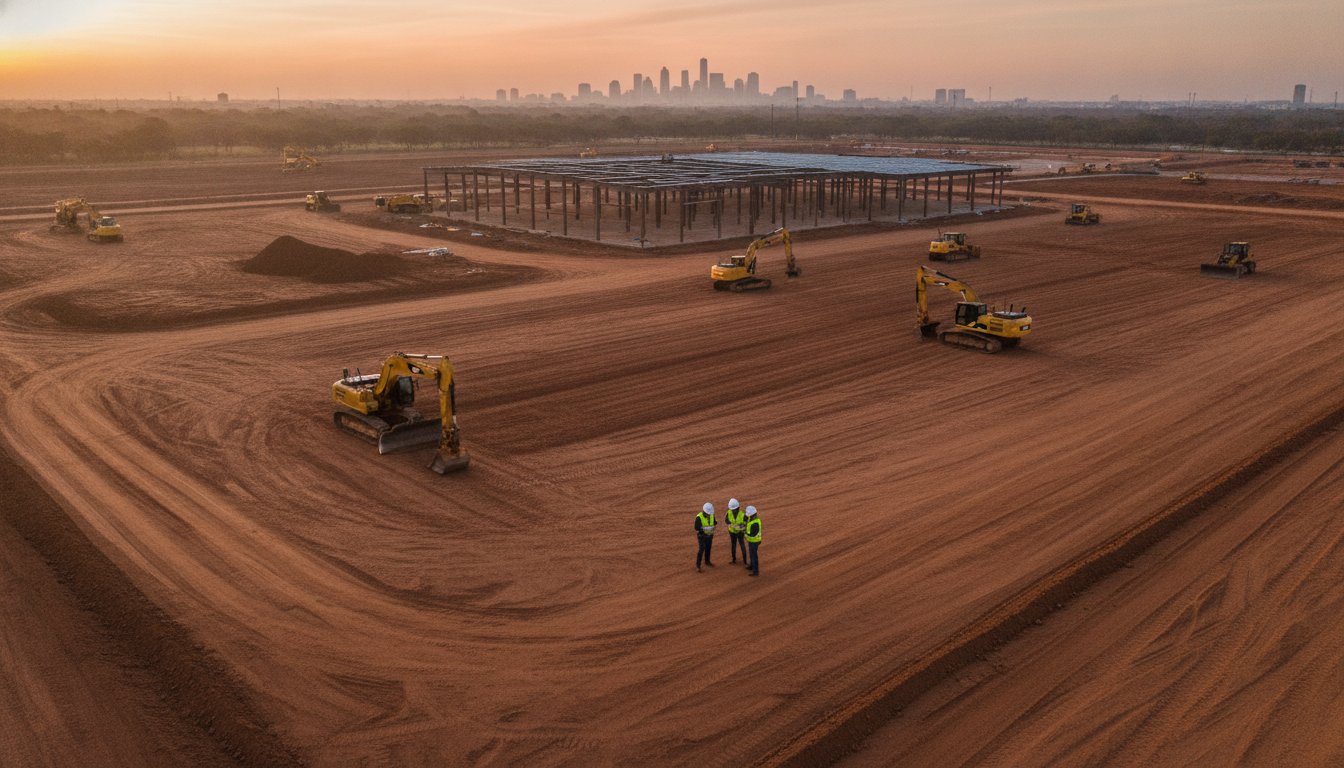 Earthwork Contractor in Texas: Precision Site Prep for Commercial Development