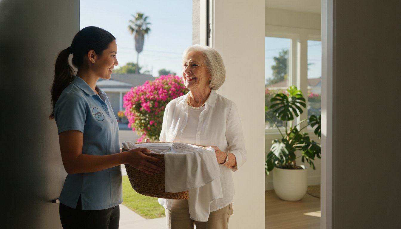 Easy Pickup & Delivery Laundry for LA Seniors