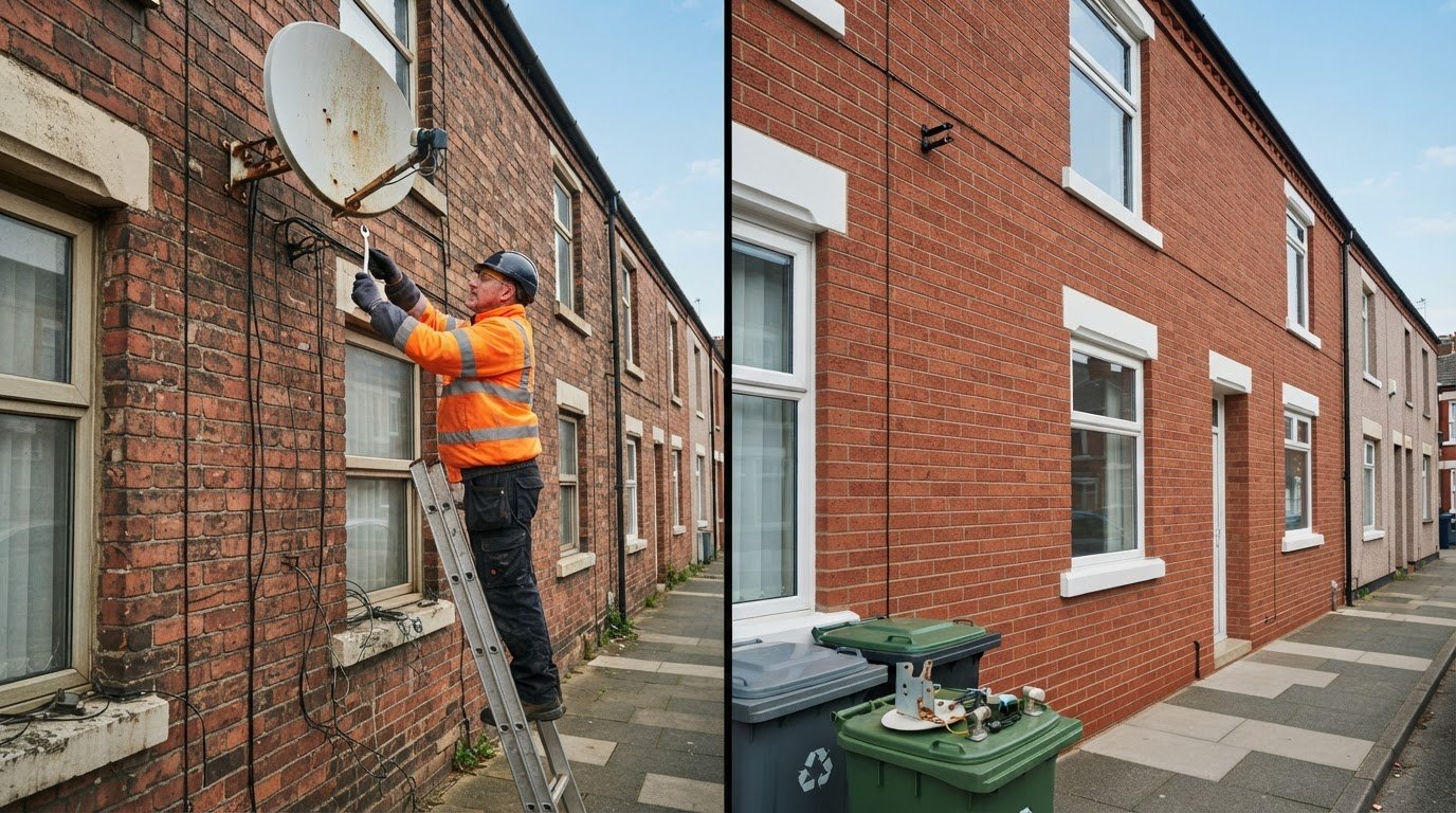 Eco-Friendly Satellite Dish Disposal in the UK: From Removal to Recycling