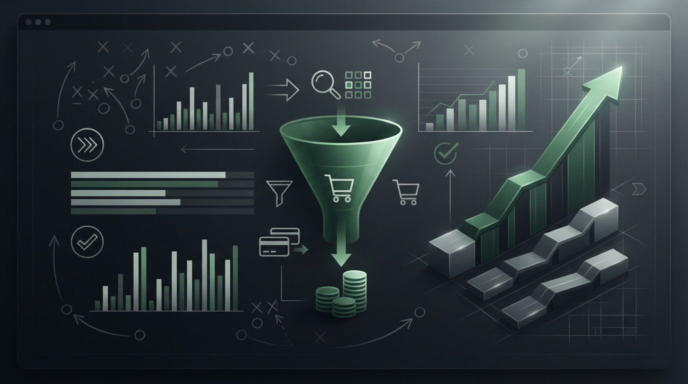 ECommerce performance benchmarks for key rates and revenue tiers