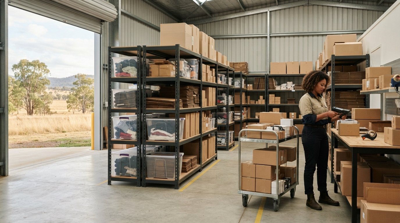 Ecommerce stock storage in Tenterfield for seasonal stock