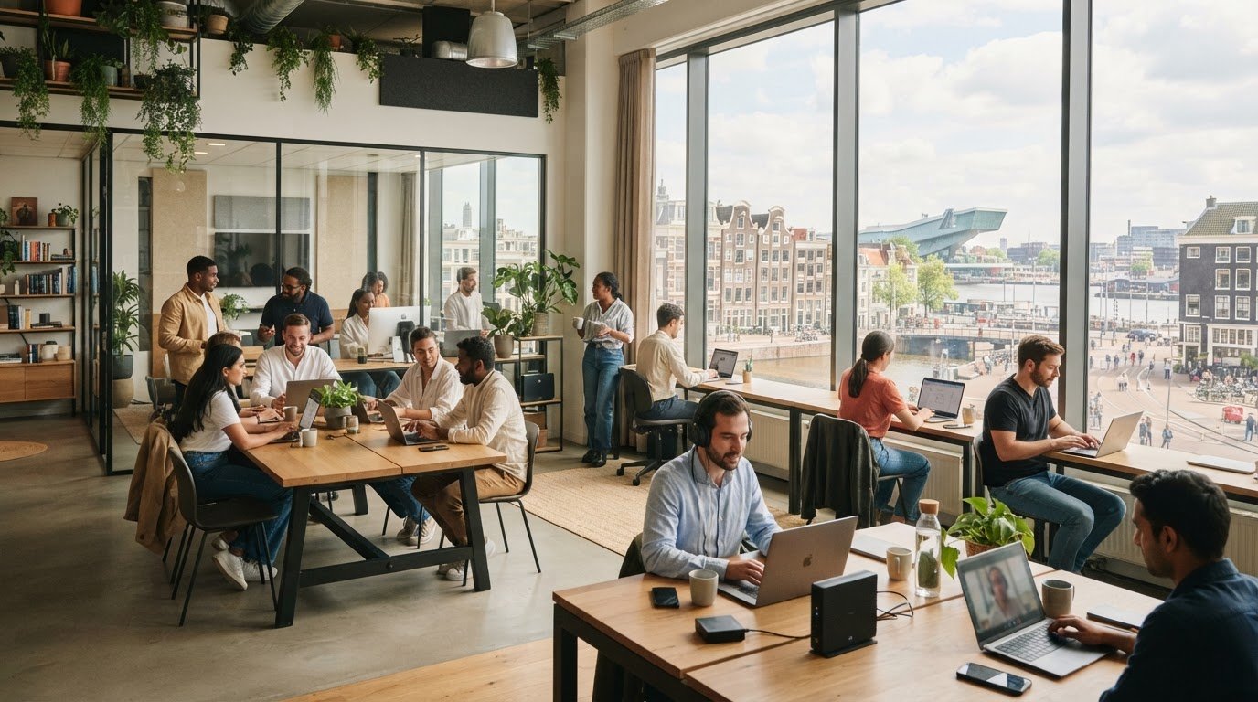 Een co-working plek in Amsterdam kiezen: vind ruimte om te werken en groeien