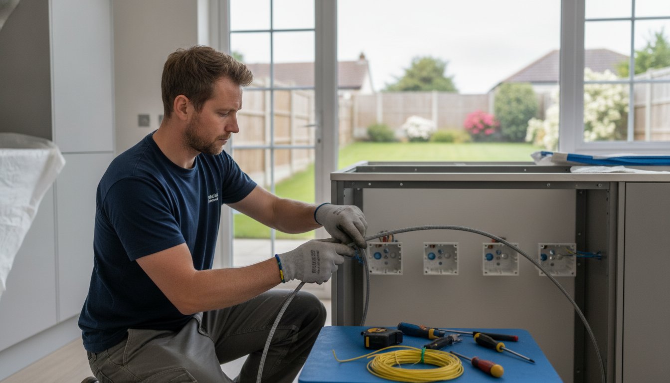Electrical Requirements for Kitchen Island Installations: The 2026 UK Planning Guide