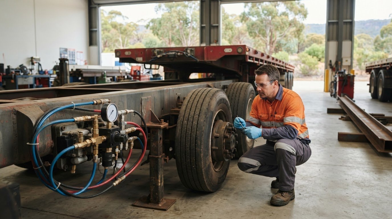 Emergency Brake Control Parts, Operation and Function Testing