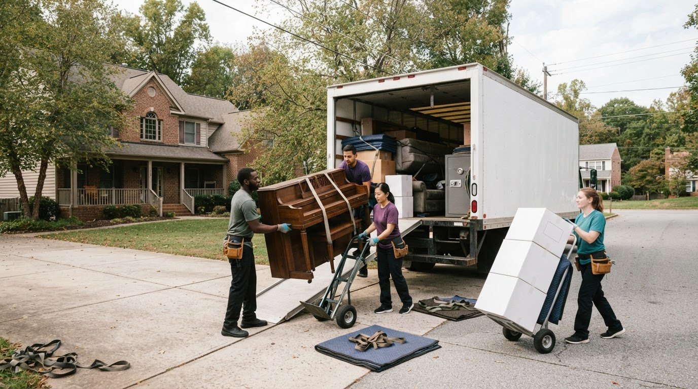 Emergency Crew to Load a Moving Truck in Manassas, VA