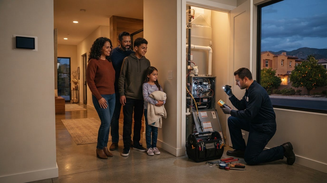 Emergency Heating Repair in Fontana: What to Do Now