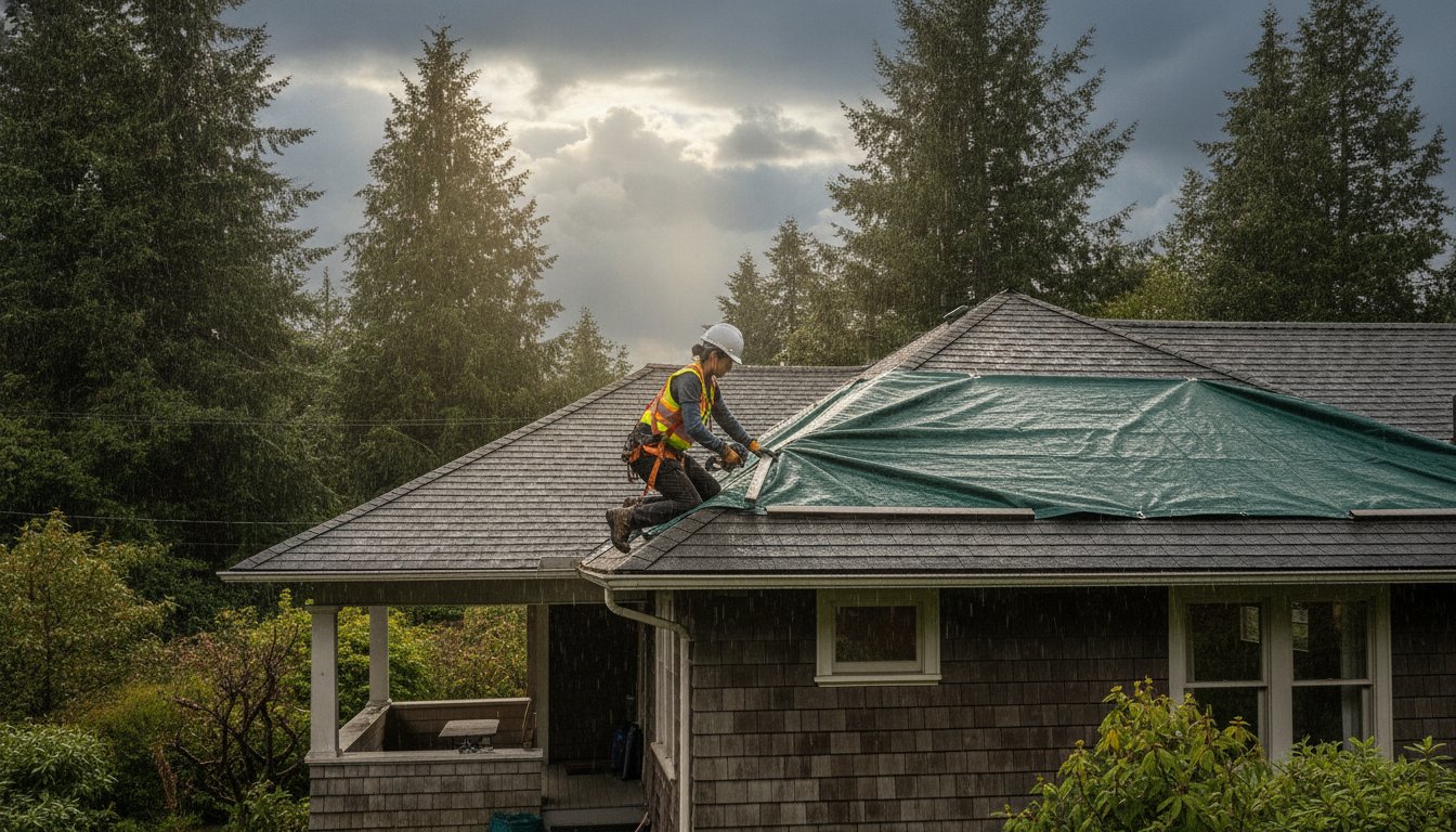 Emergency Roof Tarping Seattle: Fast Leak Protection & Storm Response (2026)