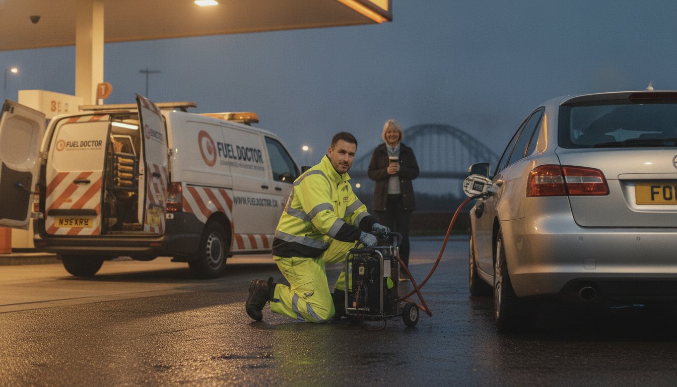 Emergency Wrong Fuel Sunderland: 24/7 Mobile Fuel Drain & Recovery