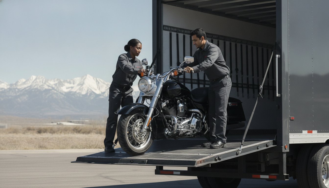 Enclosed Motorcycle Shipping in Denver: Premium Protection for Your Ride