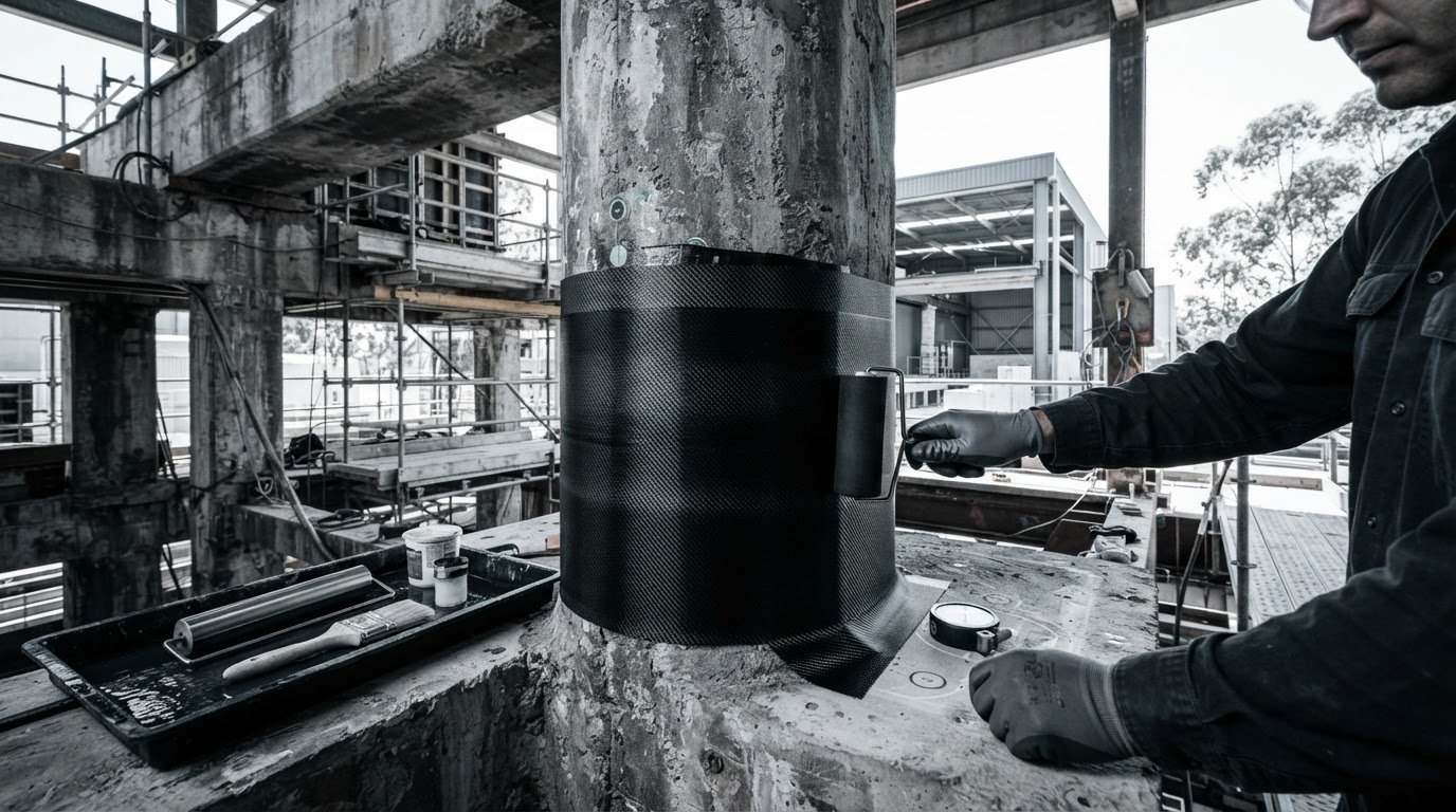 Engineered Carbon Fibre Wrapping: Design, Application and Verification