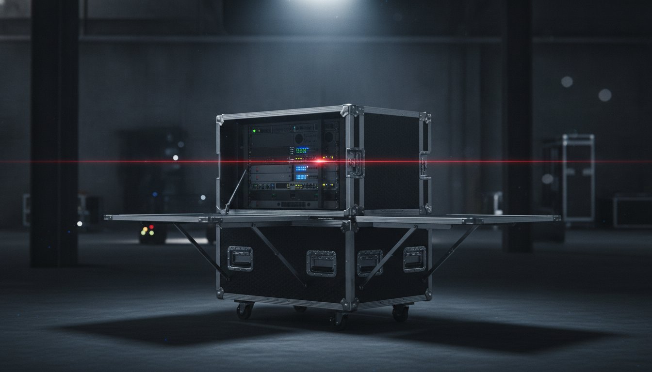 Engineering Professional Flight Case Workstations for Mobile Production