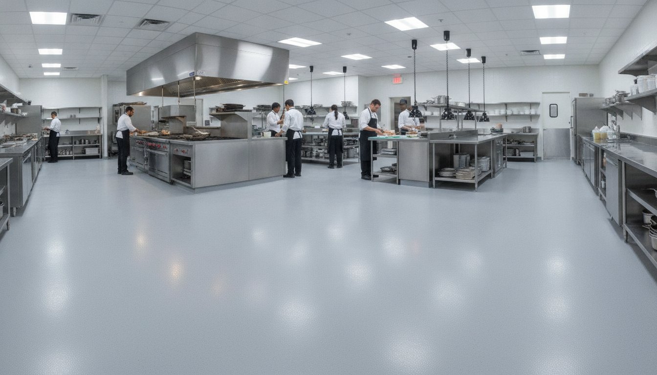 Epoxy Flooring for Commercial Kitchens in Atlanta: The Professional Standard