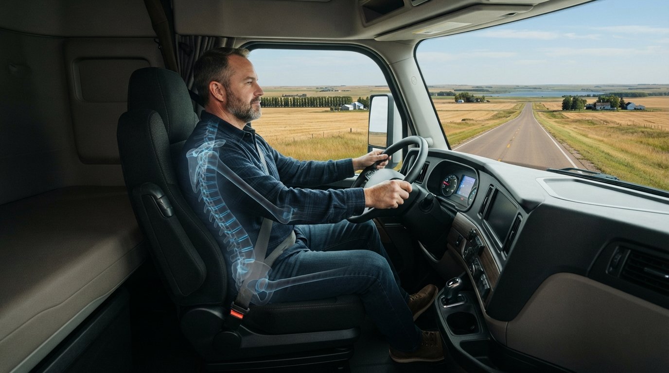 Ergonomics for Truck Drivers: Cab Setup & Spine Health