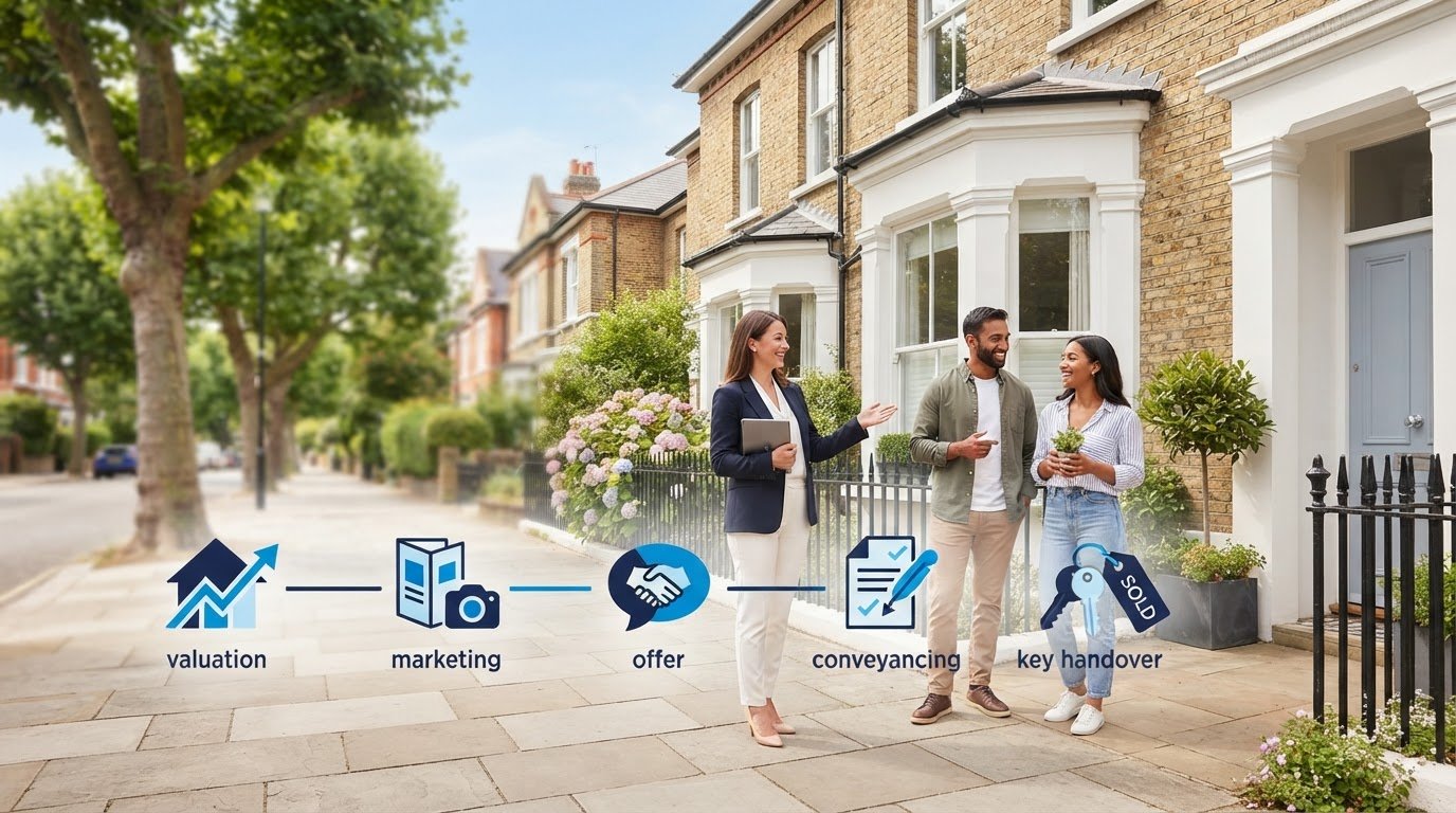 Estate Agent from Valuation to Completion: What Happens at Every Stage?