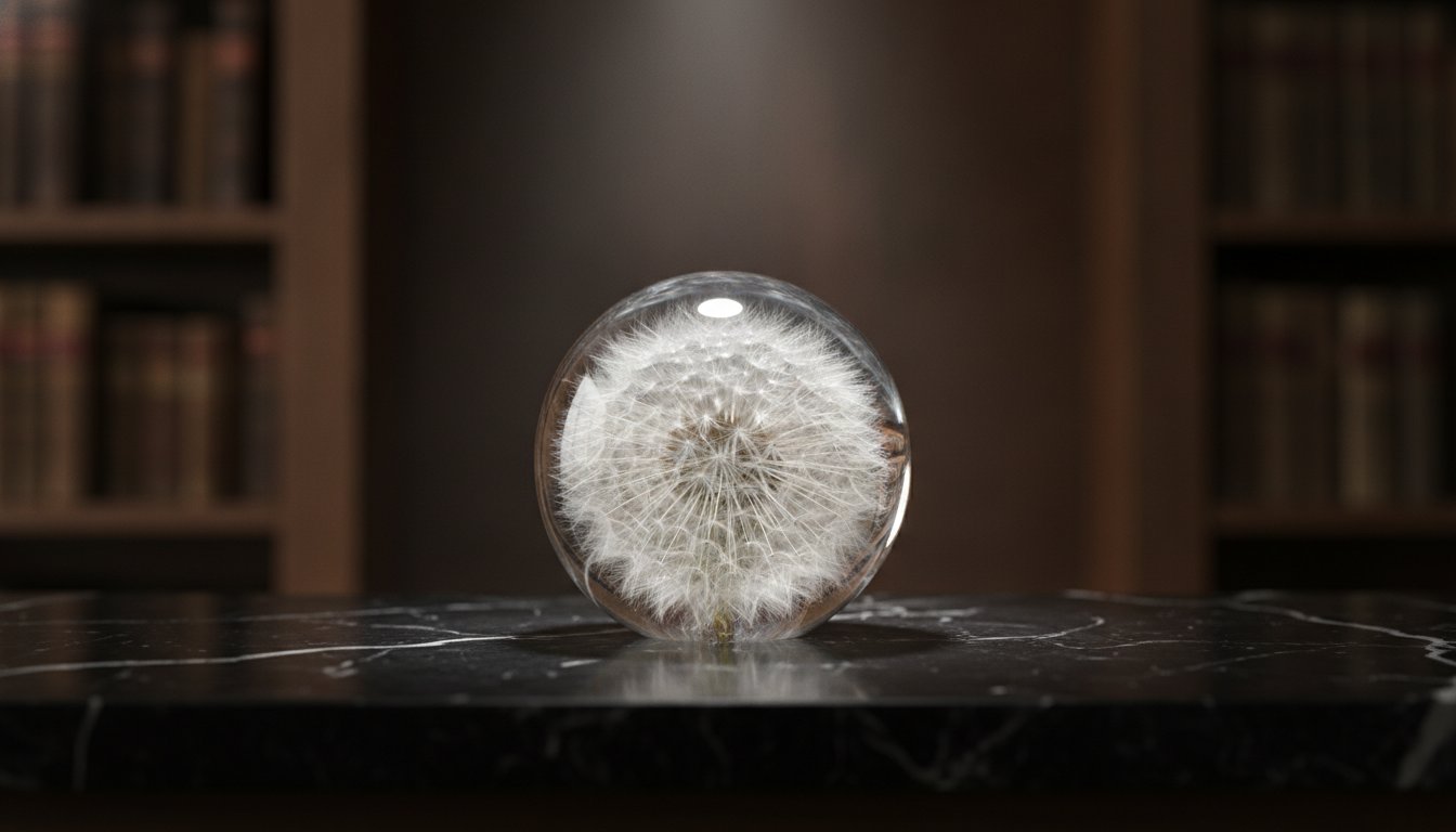Eternal Dandelion Sculptures: Preserving the Poetry of a Fleeting Moment
