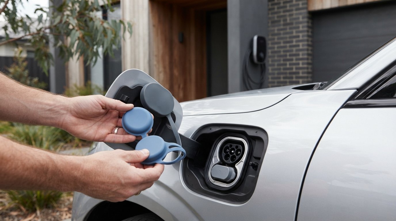 EV charging port cover prices and Tesla CCS cap fit