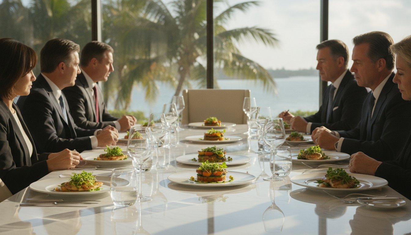 Executive Luncheon Catering Palm Beach: Elevating Corporate Dining