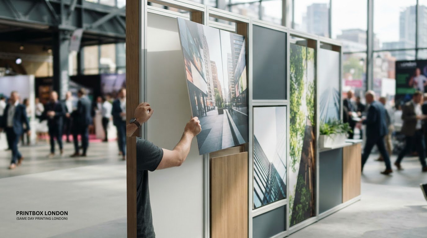 Exhibition Display Board Printing for London Events