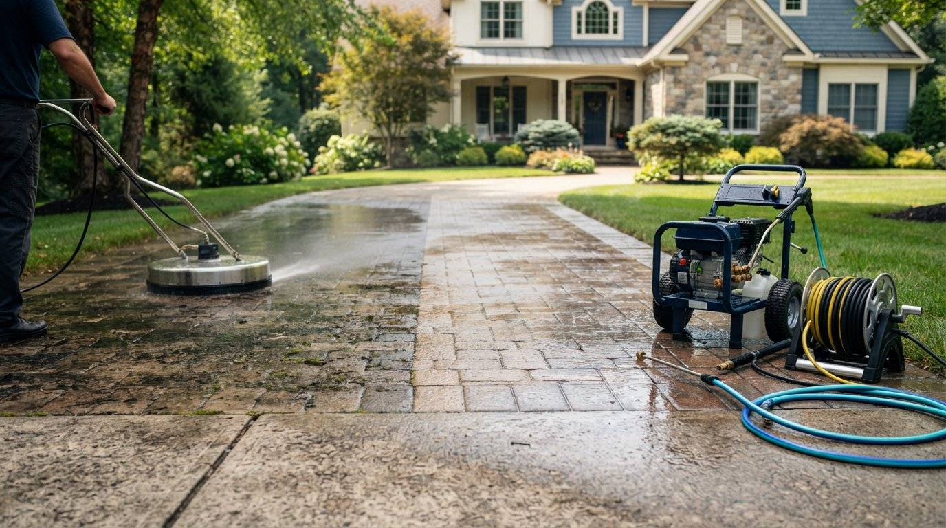 Expert Driveway Cleaning in Bucks County PA