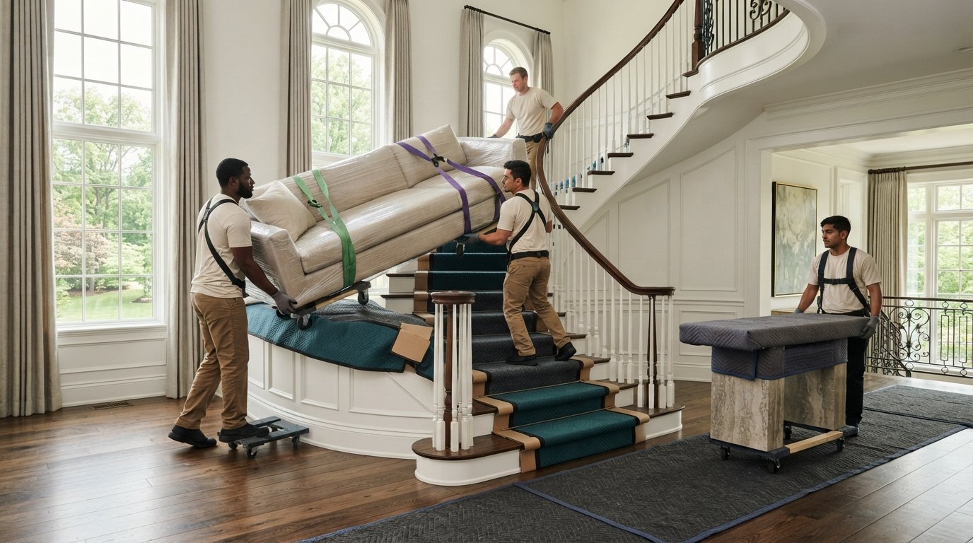 Expert Internal Furniture Movers for Luxury Leesburg Homes