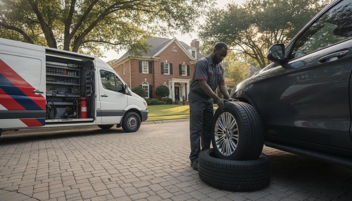 Expert Mobile Tire Repair in Mountain Brook, AL: Professional Service at Your Door