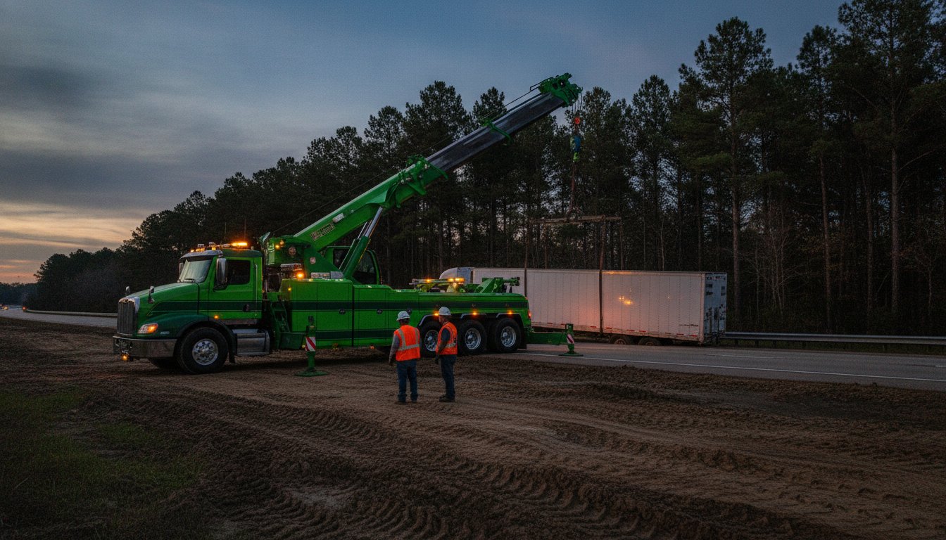 Expert Semi Truck Recovery in Cleveland, TX: 24/7 Heavy-Duty Support