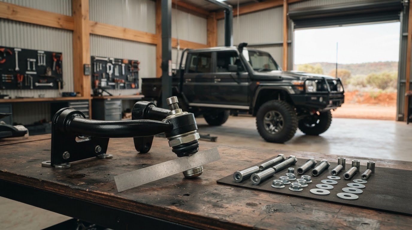 Extended Upper Ball Joints for Australian 4WDs: Price and Hardware