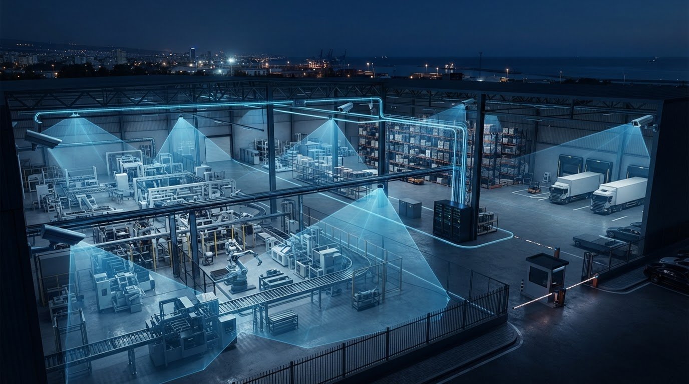 Fabrika Güvenlik Kamera Sistemi: 2026 İçin Kontrol Listesi