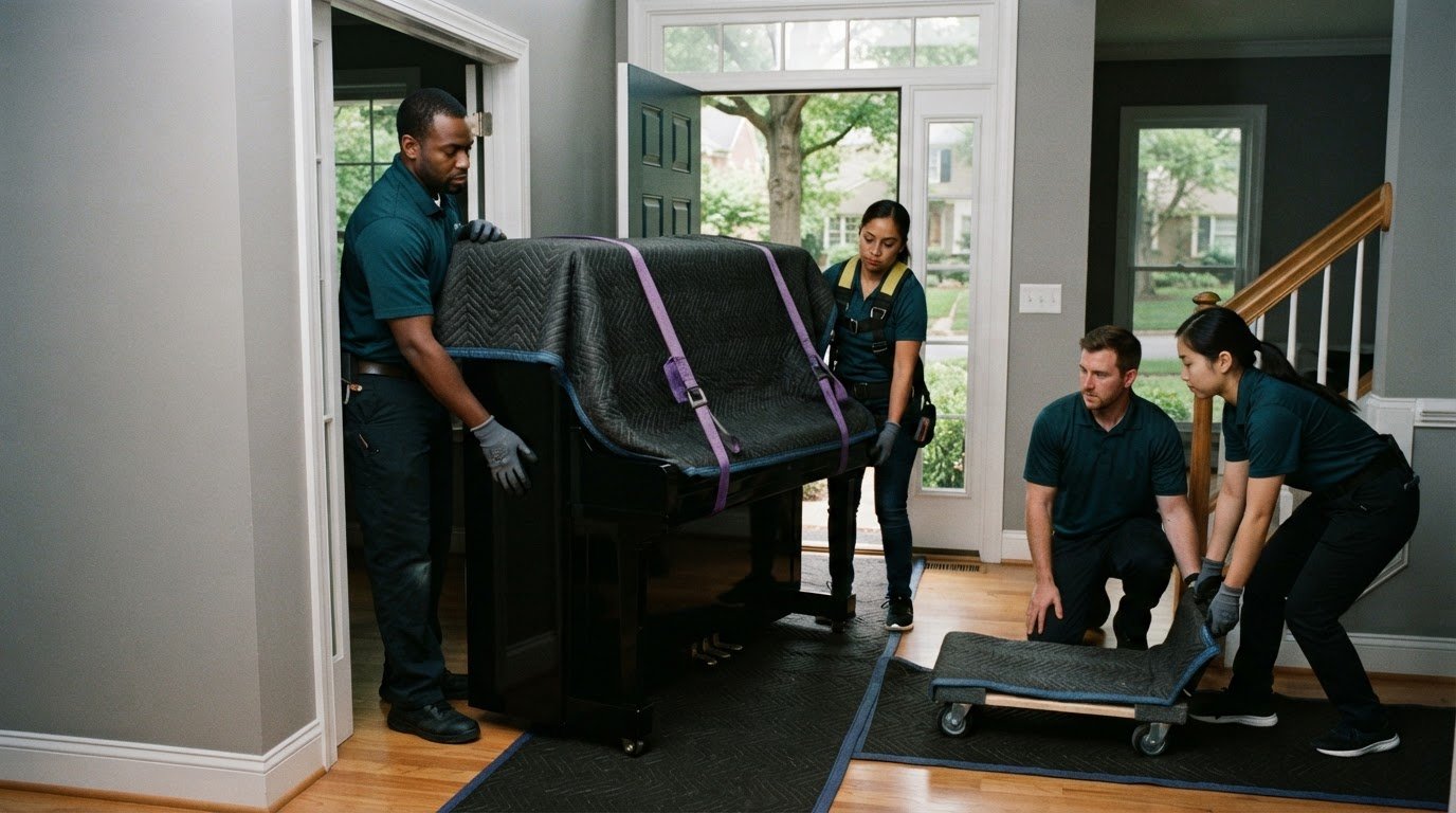 Fairfax Piano Removal Service: Careful, Local Help for Your Move