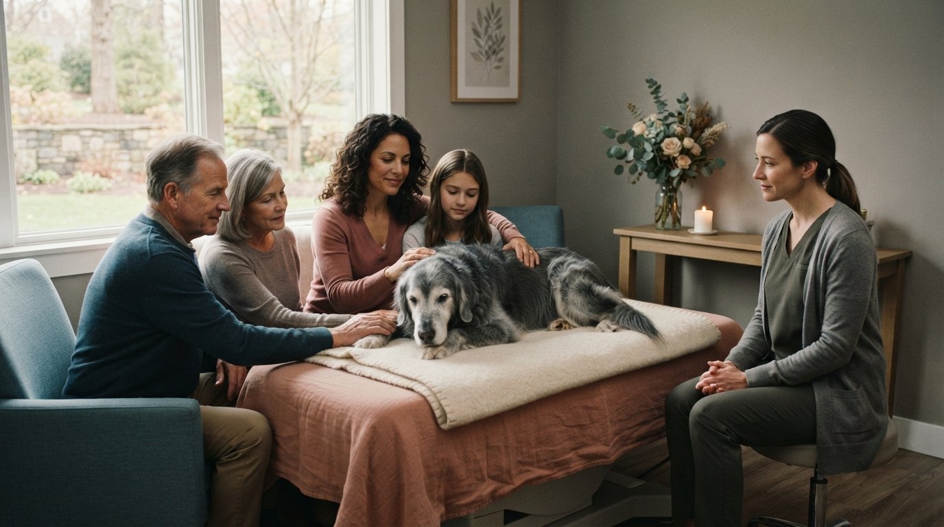 Family-present pet euthanasia in NY: who can be there