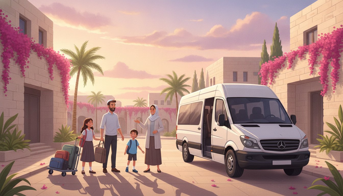 מחיר הסעה לנתב"ג למשפחה: המדריך המלא לתכנון נסיעה בטוחה ומשתלמת (2026)