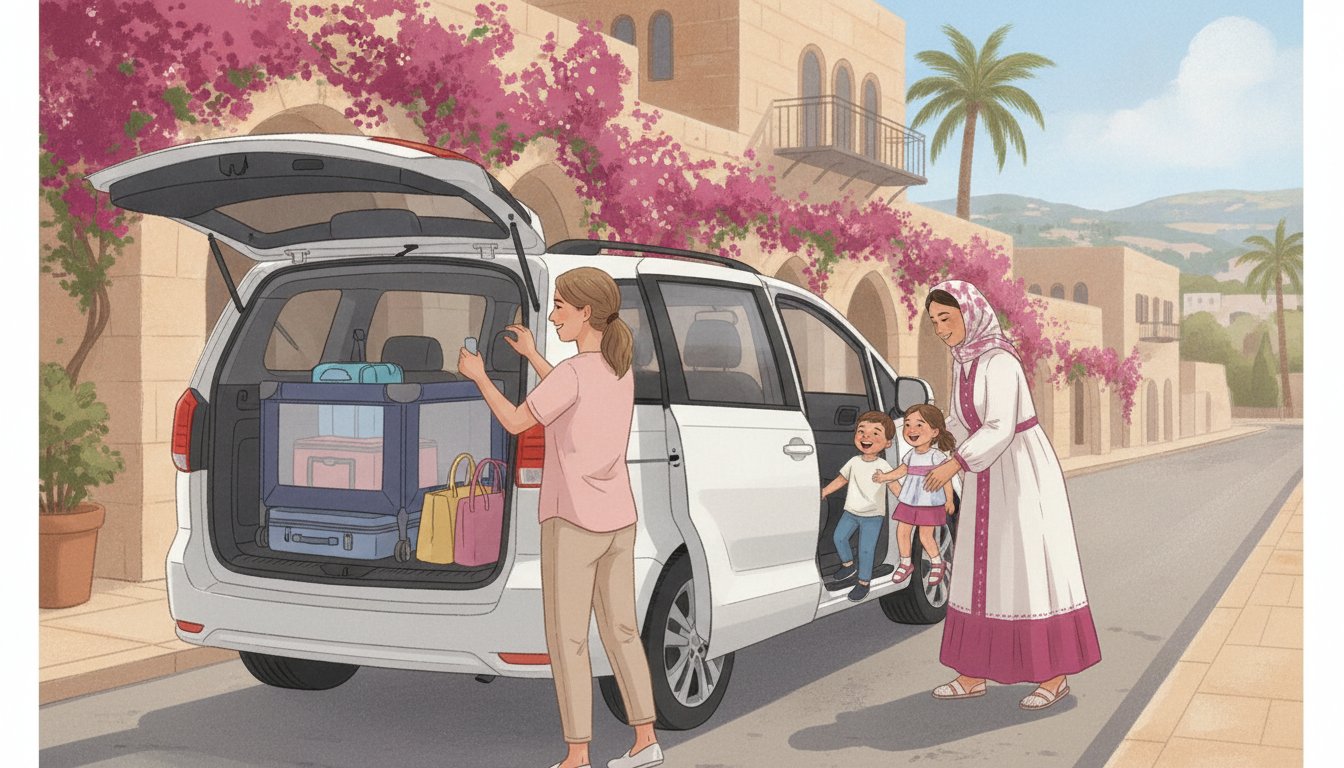 הסעה נוחה למשפחה עם מזוודות: המדריך לנסיעה רגועה ובטוחה ב-2026