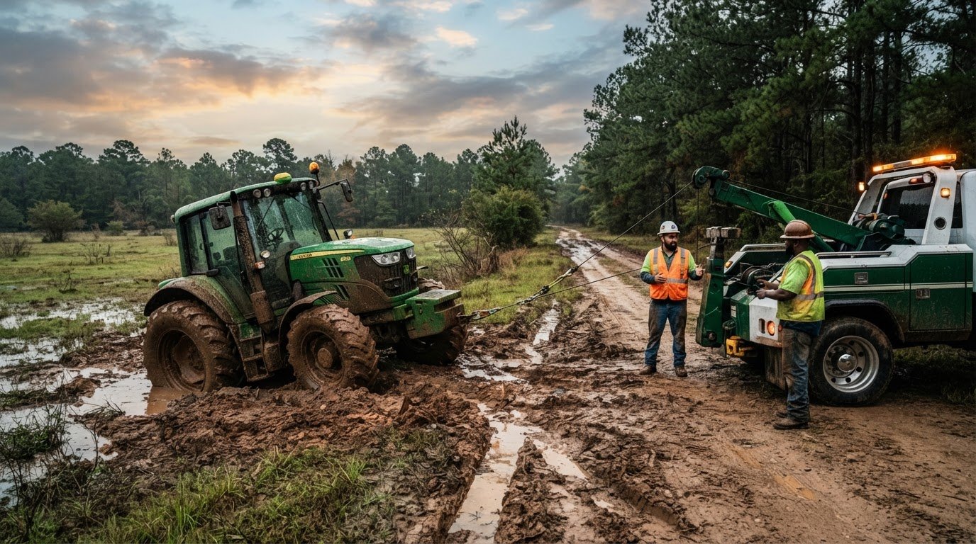Farm Tractor Winch-Out Service in Cleveland, TX: What to Expect
