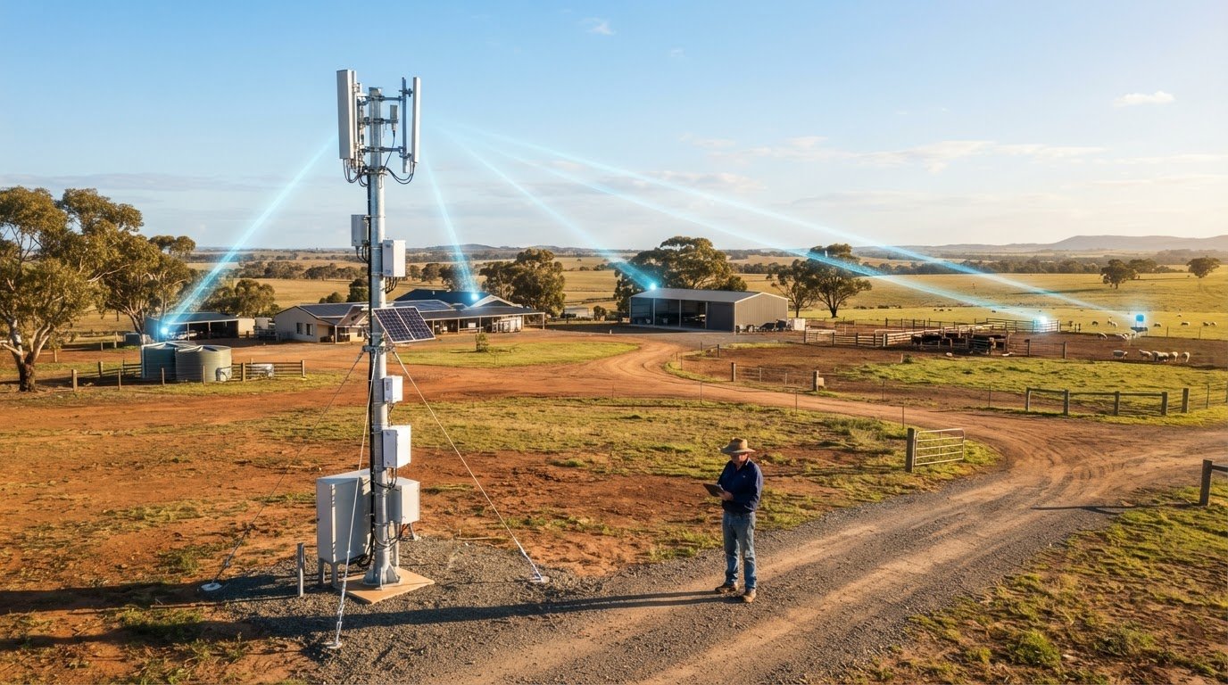 Farm Wireless Network Infrastructure: Building the Business Case for Rural Connectivity
