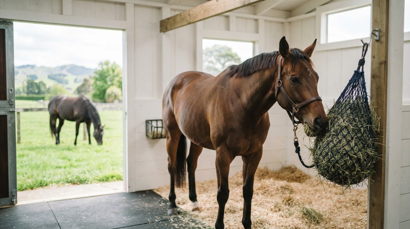 Feeding a Horse on Box Rest: Choosing Forage and Managing Weight