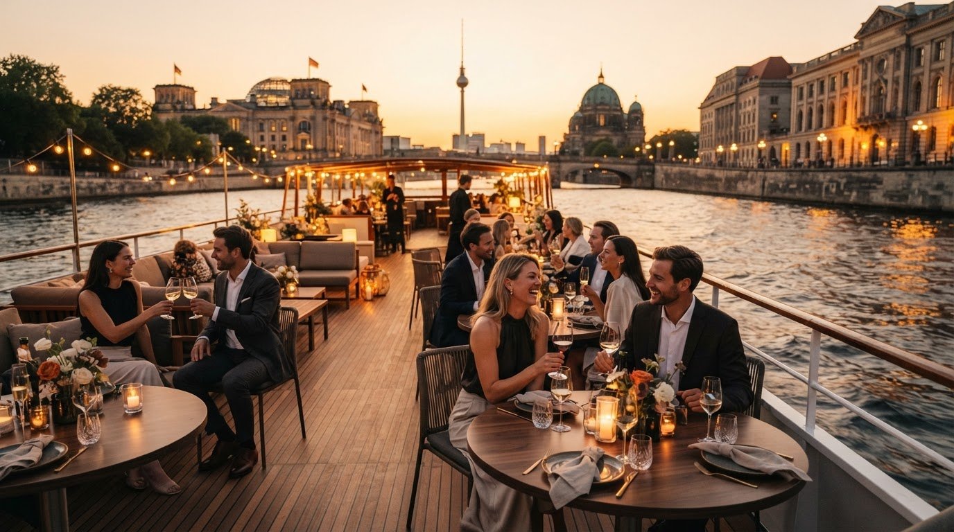 Feier auf dem Schiff in Berlin: So findest du den passenden Rahmen