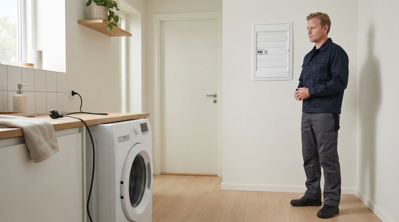 Fejlfinding på hvidevarer, der slår HFI-relæet fra